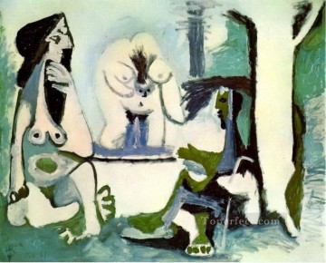 Luncheon on the Grass after Manet 13 1961 cubism Pablo Picasso Oil Paintings